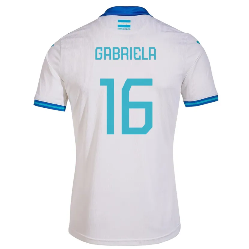 Danxen Kid Honduras Gabriela García #16 White Home Jersey 24-26 T-Shirt