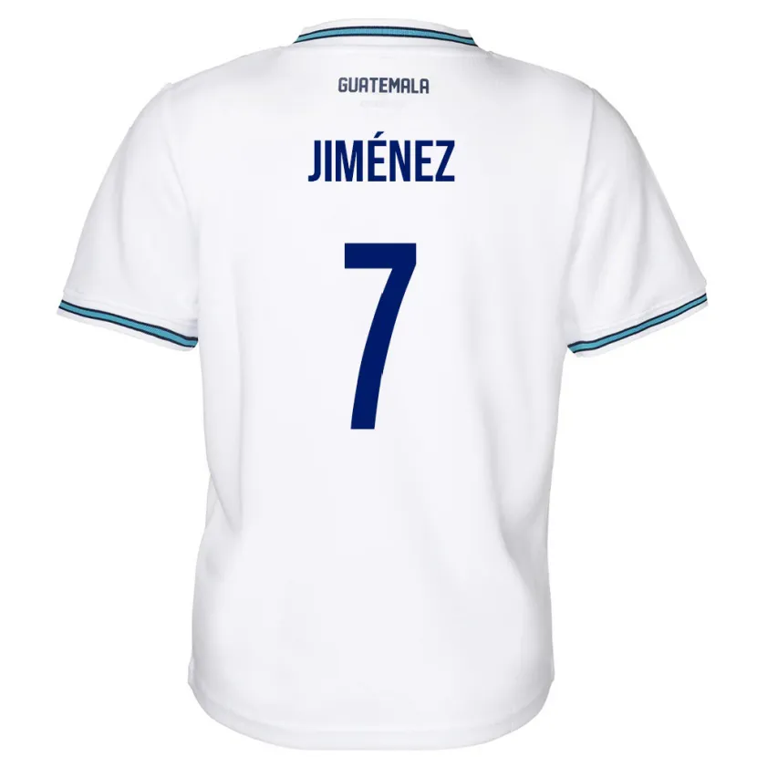 Danxen Kid Guatemala Cristian Jiménez #7 White Home Jersey 24-26 T-Shirt