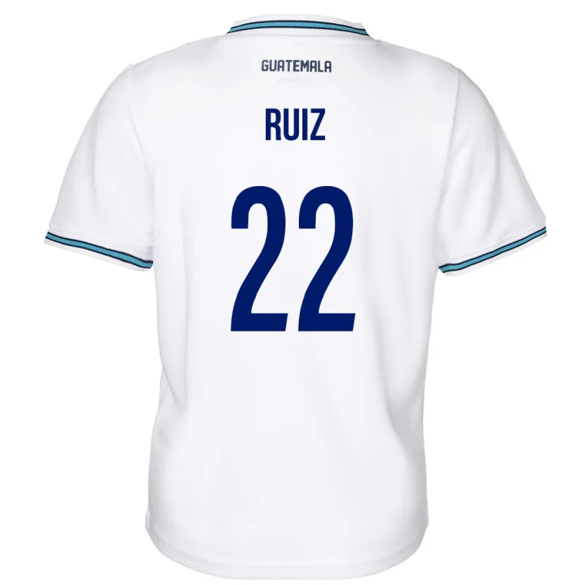 Danxen Kid Guatemala Kevin Ruiz #22 White Home Jersey 24-26 T-Shirt