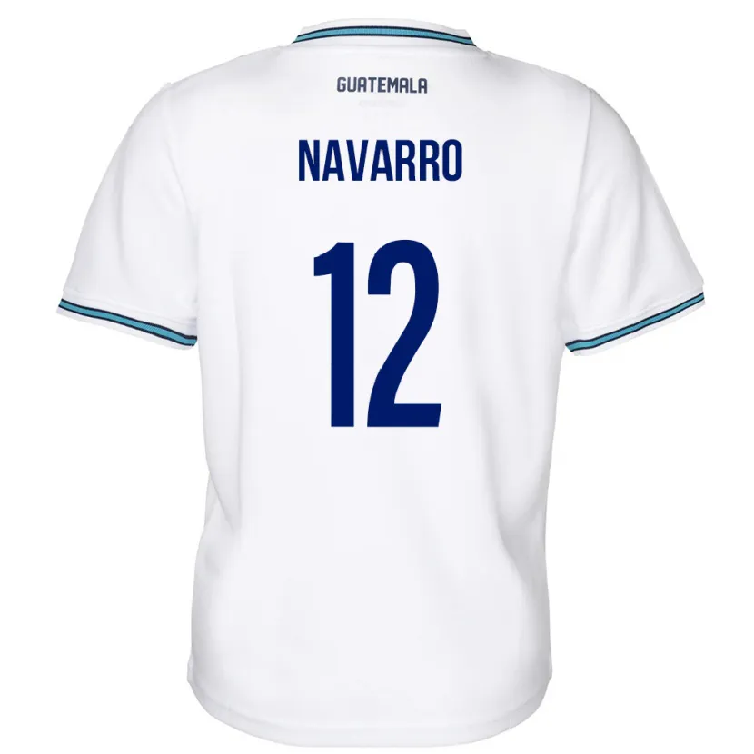 Danxen Kid Guatemala Kenderson Navarro #12 White Home Jersey 24-26 T-Shirt