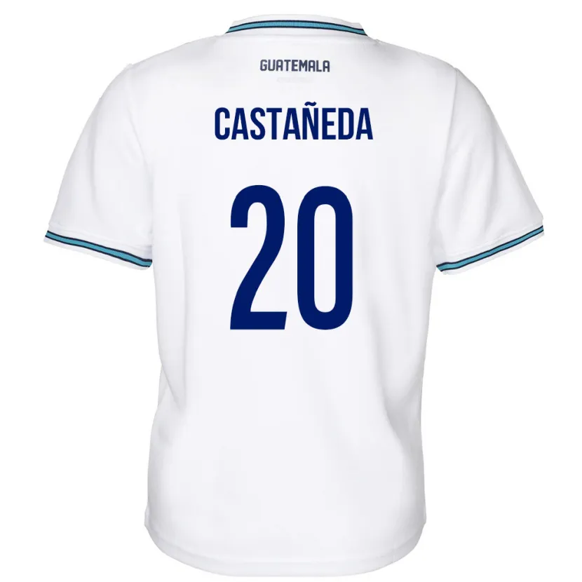 Danxen Kid Guatemala Brayam Castañeda #20 White Home Jersey 24-26 T-Shirt