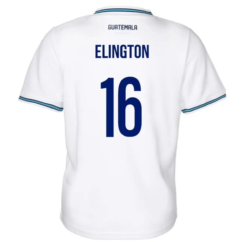 Danxen Kid Guatemala Elvi Elington #16 White Home Jersey 24-26 T-Shirt