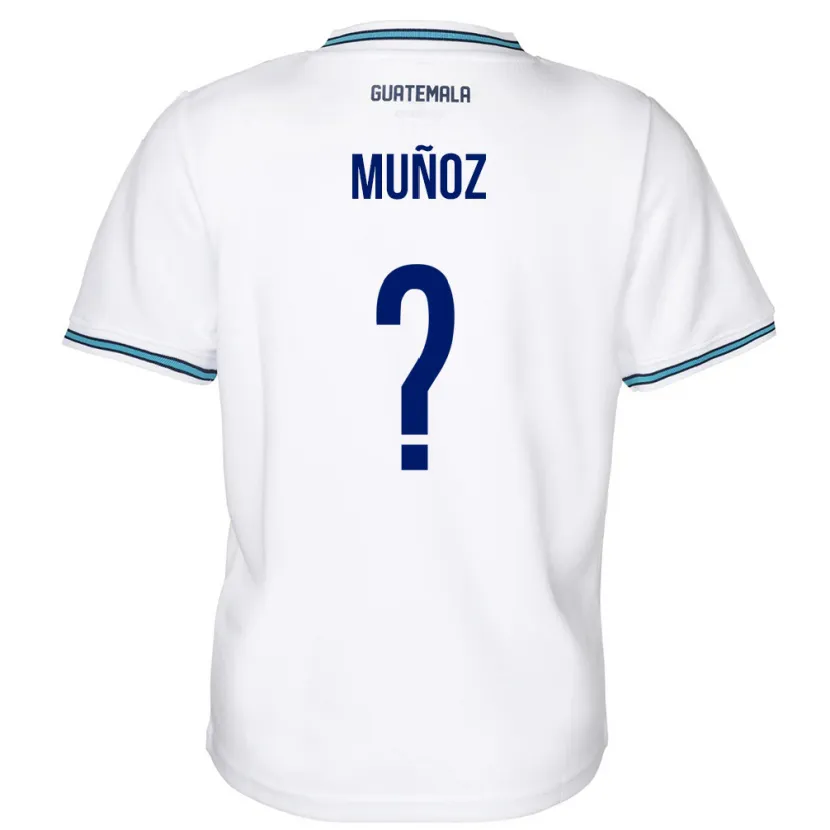 Danxen Kid Guatemala Rudy Muñoz #0 White Home Jersey 24-26 T-Shirt