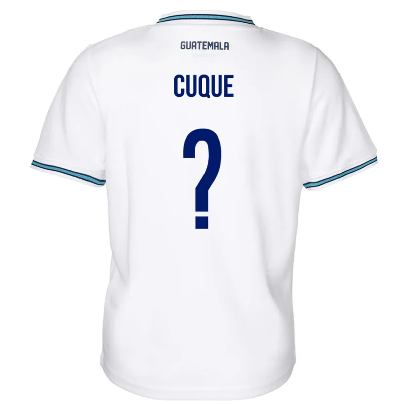 Danxen Kid Guatemala Diego Cuque #0 White Home Jersey 24-26 T-Shirt