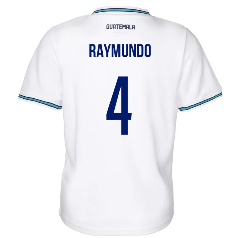 Danxen Kid Guatemala Cristopher Raymundo #4 White Home Jersey 24-26 T-Shirt