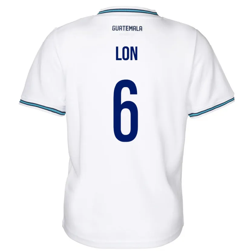 Danxen Kid Guatemala Ariel Lon #6 White Home Jersey 24-26 T-Shirt