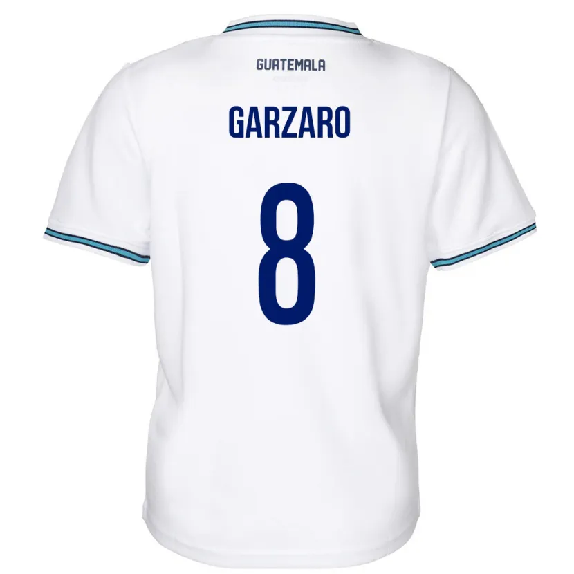 Danxen Kid Guatemala Santiago Garzaro #8 White Home Jersey 24-26 T-Shirt