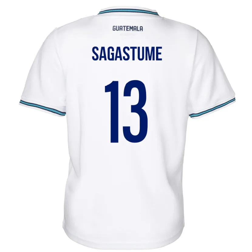 Danxen Kid Guatemala Selvin Sagastume #13 White Home Jersey 24-26 T-Shirt