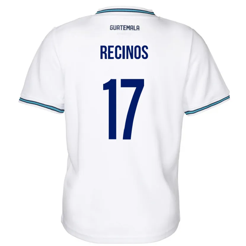 Danxen Kid Guatemala Antony Recinos #17 White Home Jersey 24-26 T-Shirt