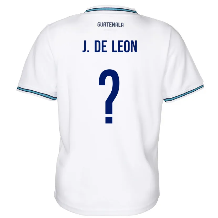 Danxen Kid Guatemala Jose De Leon #0 White Home Jersey 24-26 T-Shirt