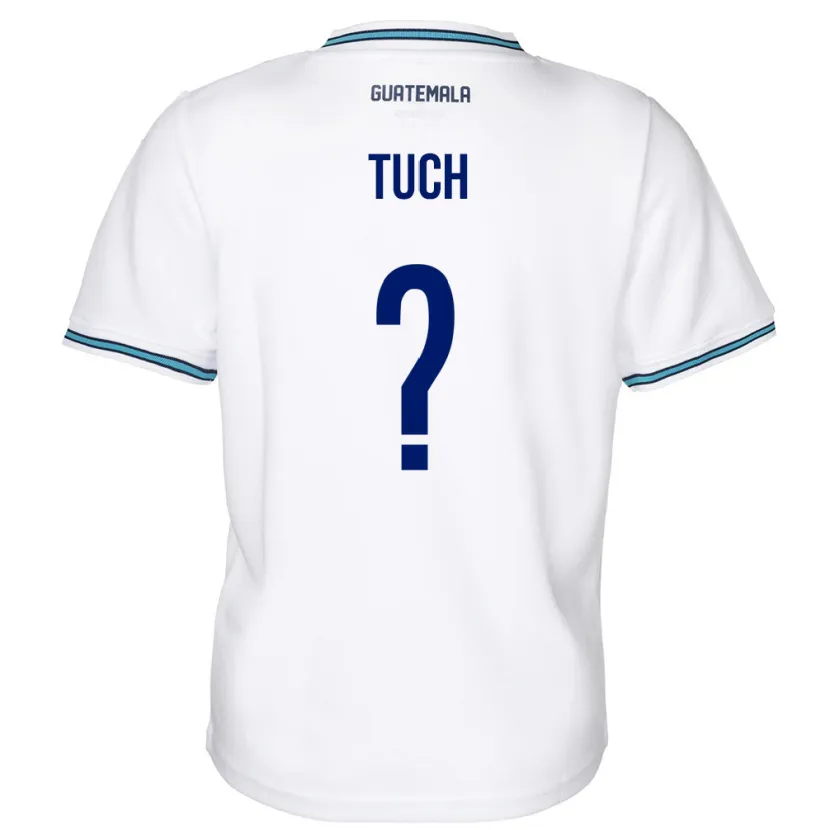 Danxen Kid Guatemala Lorenzo Tuch #0 White Home Jersey 24-26 T-Shirt