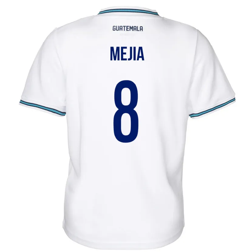 Danxen Kid Guatemala Robert Mejia #8 White Home Jersey 24-26 T-Shirt