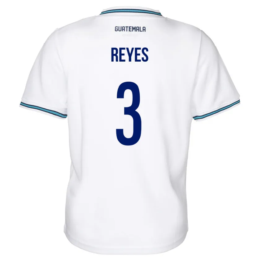 Danxen Kid Guatemala Martha Reyes #3 White Home Jersey 24-26 T-Shirt