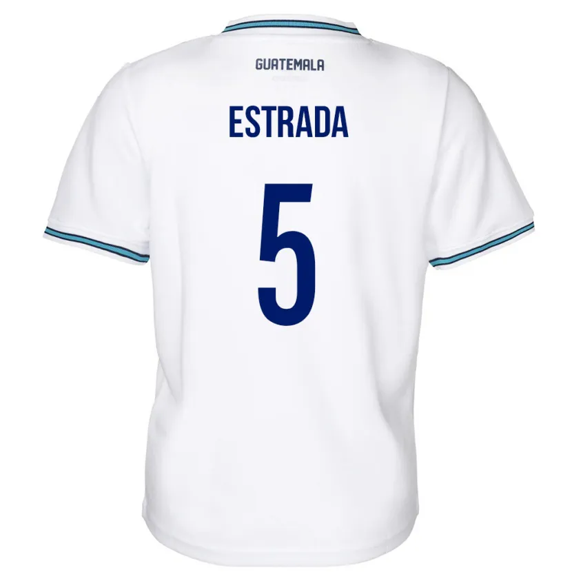 Danxen Kid Guatemala Elizabeth Estrada #5 White Home Jersey 24-26 T-Shirt