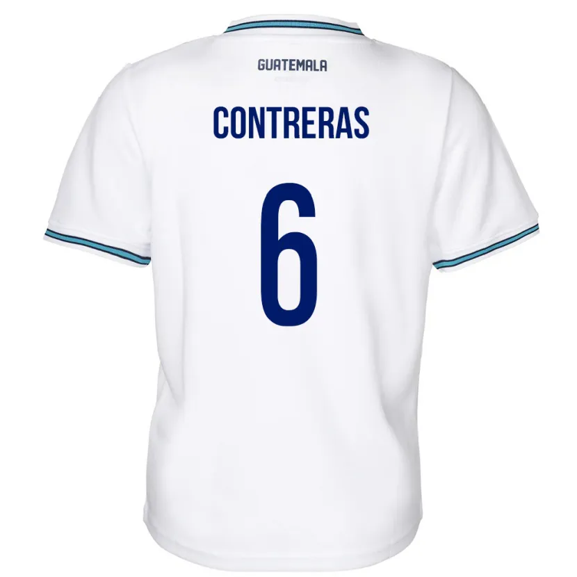 Danxen Kid Guatemala María Contreras #6 White Home Jersey 24-26 T-Shirt