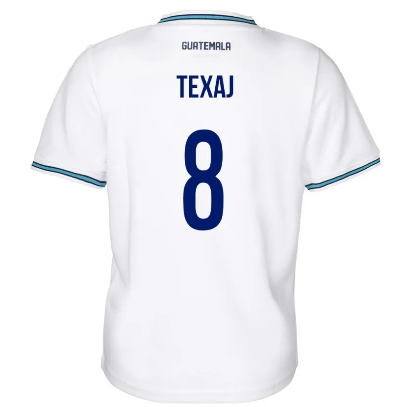 Danxen Kid Guatemala Elisa Texaj #8 White Home Jersey 24-26 T-Shirt