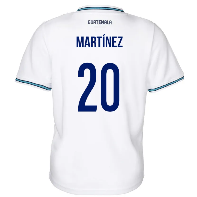 Danxen Kid Guatemala Ana Lucía Martínez #20 White Home Jersey 24-26 T-Shirt