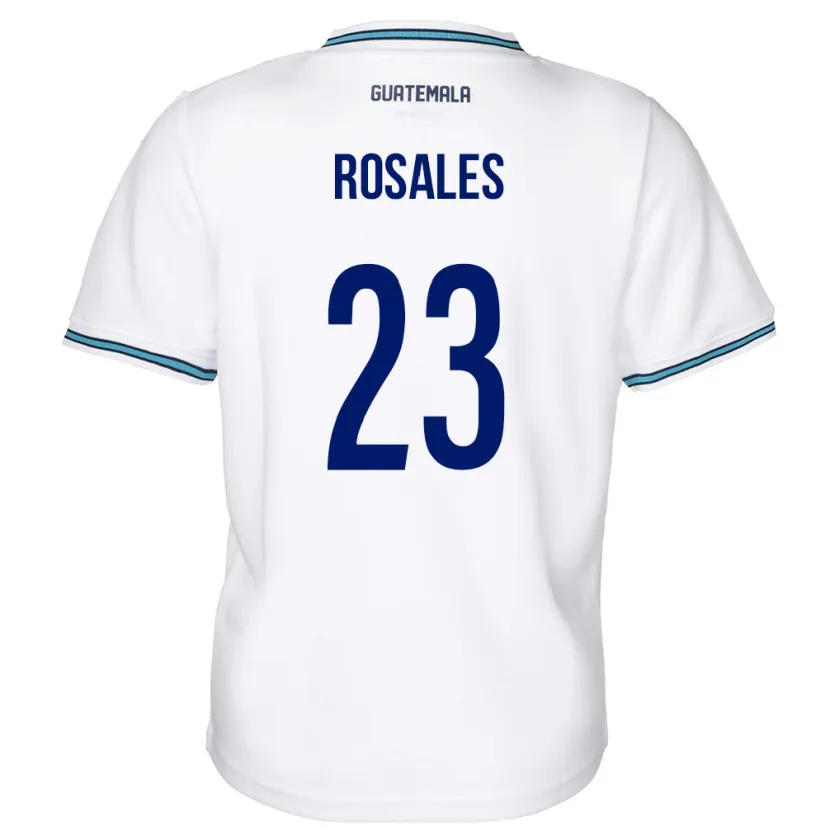 Danxen Kid Guatemala Yareni Rosales #23 White Home Jersey 24-26 T-Shirt