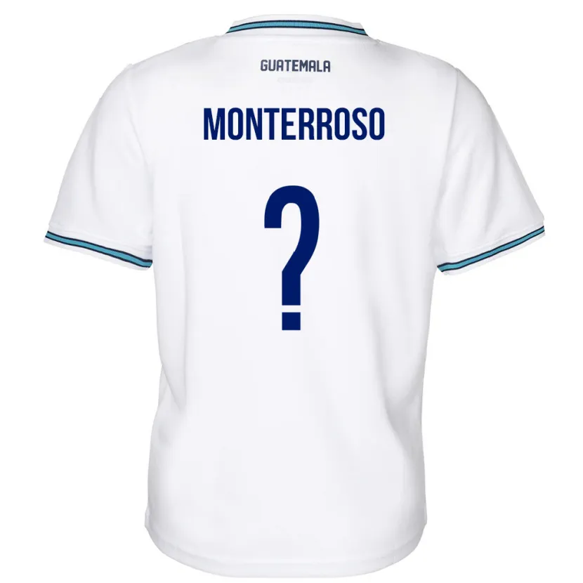 Danxen Kid Guatemala María Monterroso #0 White Home Jersey 24-26 T-Shirt