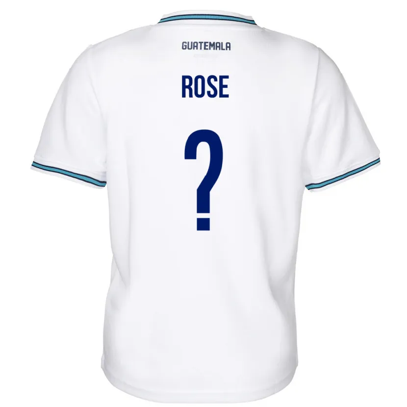 Danxen Kid Guatemala Michelle Rose #0 White Home Jersey 24-26 T-Shirt