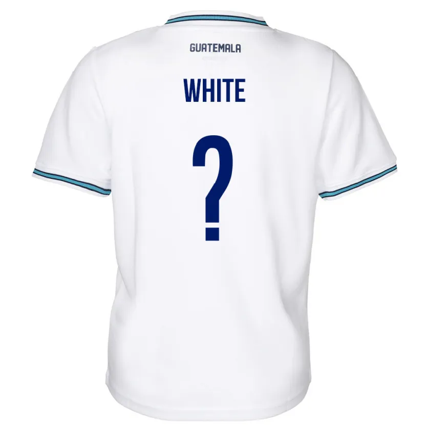 Danxen Kid Guatemala Megan White #0 White Home Jersey 24-26 T-Shirt