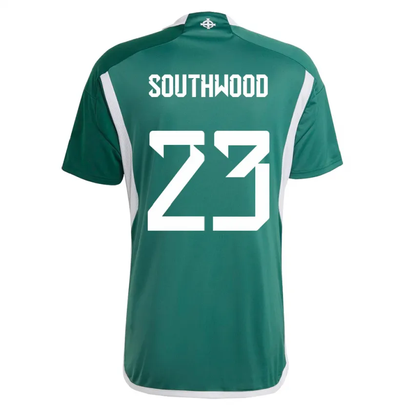 Danxen Kid Northern Ireland Luke Southwood #23 Green Home Jersey 24-26 T-Shirt