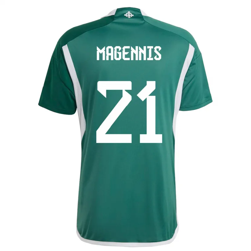 Danxen Kid Northern Ireland Josh Magennis #21 Green Home Jersey 24-26 T-Shirt