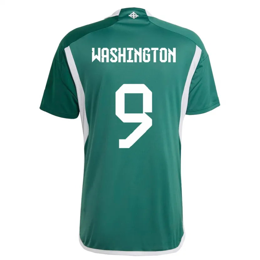 Danxen Kid Northern Ireland Conor Washington #9 Green Home Jersey 24-26 T-Shirt