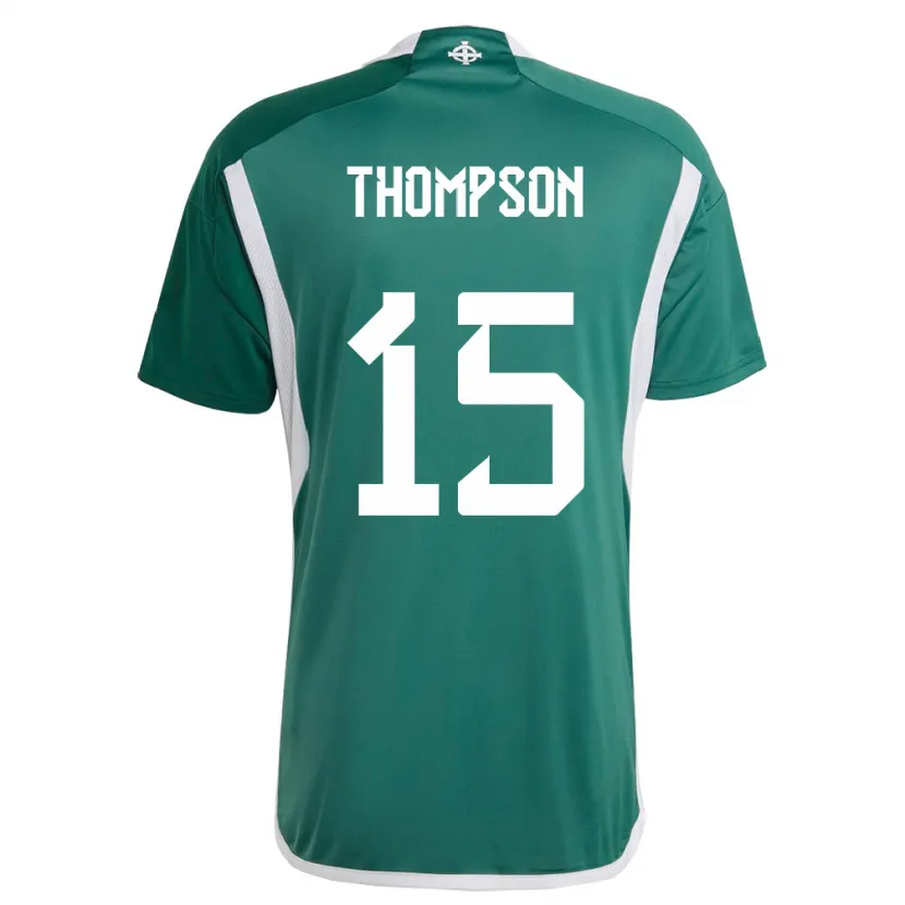 Danxen Kid Northern Ireland Jordan Thompson #15 Green Home Jersey 24-26 T-Shirt