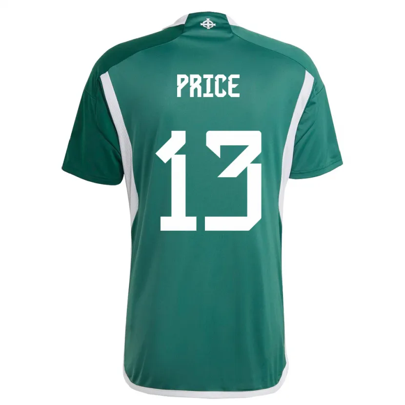 Danxen Kid Northern Ireland Isaac Price #13 Green Home Jersey 24-26 T-Shirt