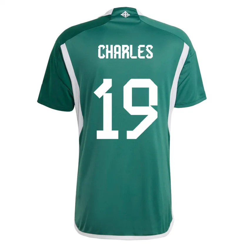 Danxen Kid Northern Ireland Shea Charles #19 Green Home Jersey 24-26 T-Shirt