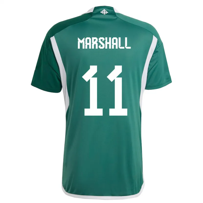 Danxen Kid Northern Ireland Callum Marshall #11 Green Home Jersey 24-26 T-Shirt