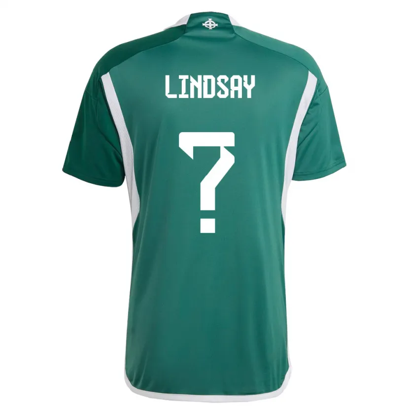 Danxen Kid Northern Ireland Charlie Lindsay #0 Green Home Jersey 24-26 T-Shirt