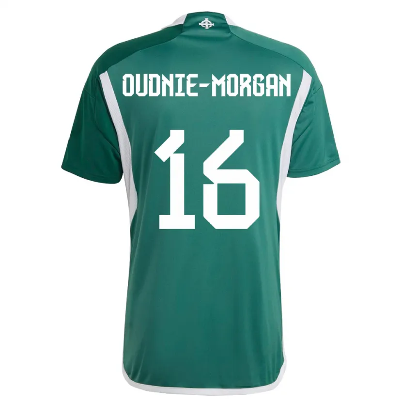 Danxen Kid Northern Ireland Rio Oudnie-Morgan #16 Green Home Jersey 24-26 T-Shirt