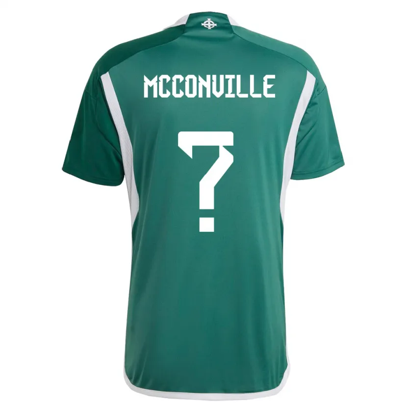 Danxen Kid Northern Ireland Ruairi Mcconville #0 Green Home Jersey 24-26 T-Shirt