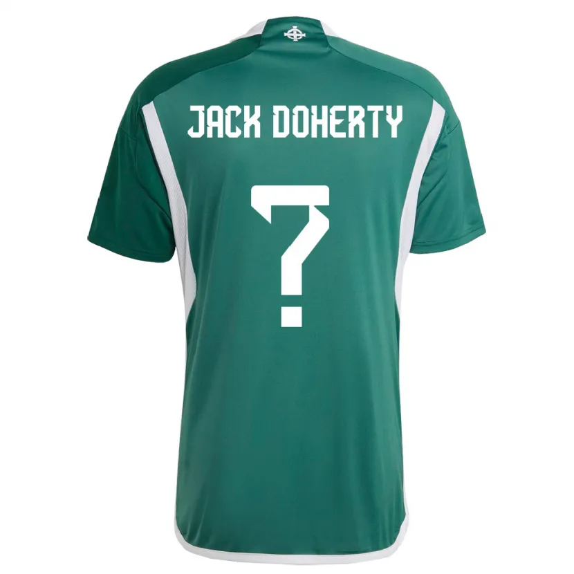 Danxen Kid Northern Ireland Jack Doherty #0 Green Home Jersey 24-26 T-Shirt