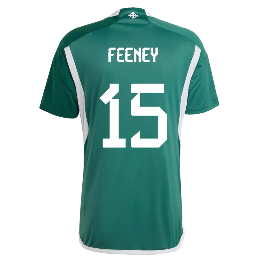 Danxen Kid Northern Ireland George Feeney #15 Green Home Jersey 24-26 T-Shirt