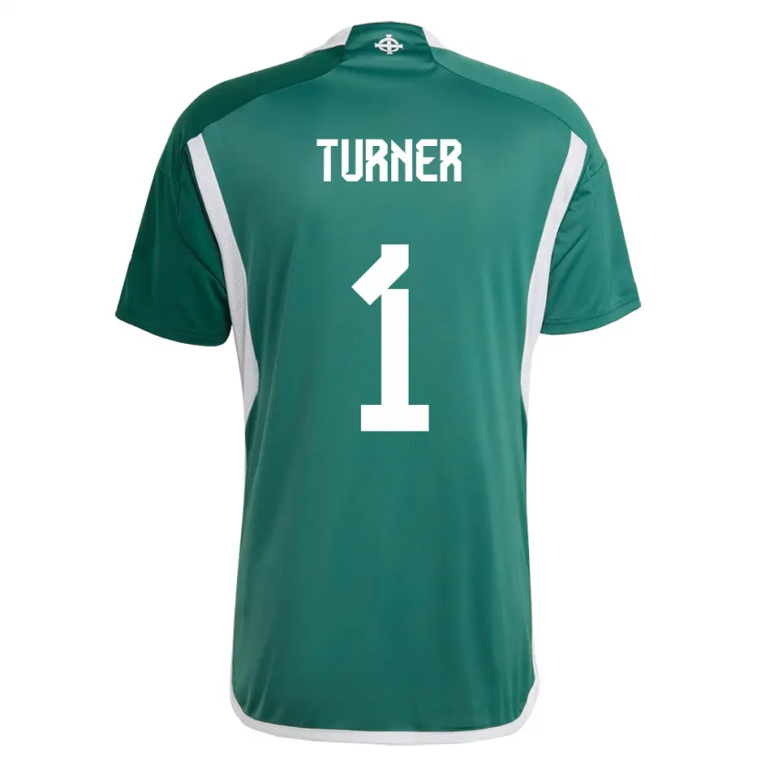 Danxen Kid Northern Ireland Shannon Turner #1 Green Home Jersey 24-26 T-Shirt