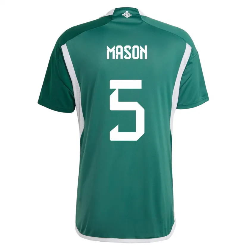 Danxen Kid Northern Ireland Ellie Mason #5 Green Home Jersey 24-26 T-Shirt