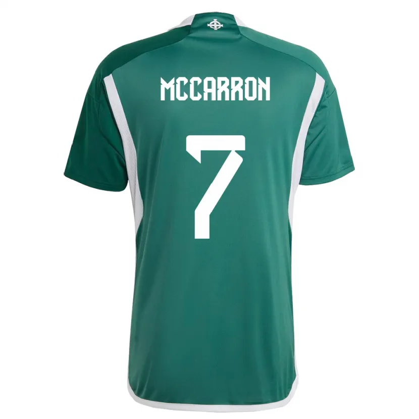 Danxen Kid Northern Ireland Chloe Mccarron #7 Green Home Jersey 24-26 T-Shirt