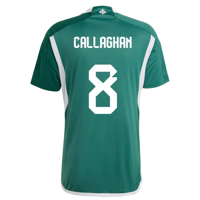 Danxen Kid Northern Ireland Marissa Callaghan #8 Green Home Jersey 24-26 T-Shirt