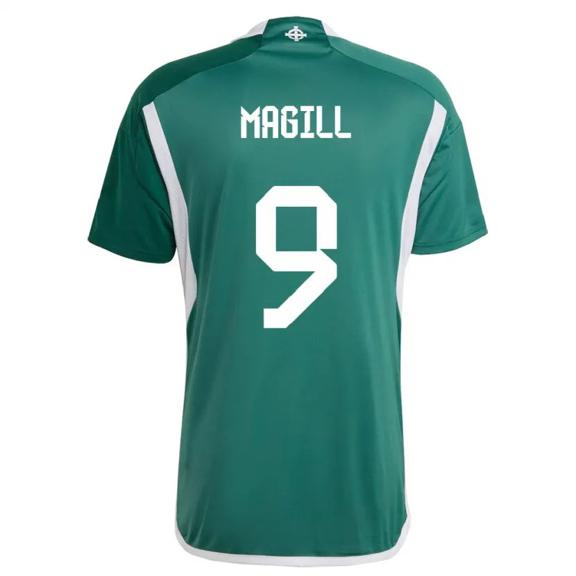 Danxen Kid Northern Ireland Simone Magill #9 Green Home Jersey 24-26 T-Shirt