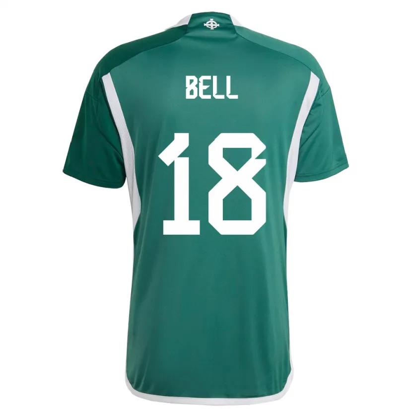 Danxen Kid Northern Ireland Megan Bell #18 Green Home Jersey 24-26 T-Shirt