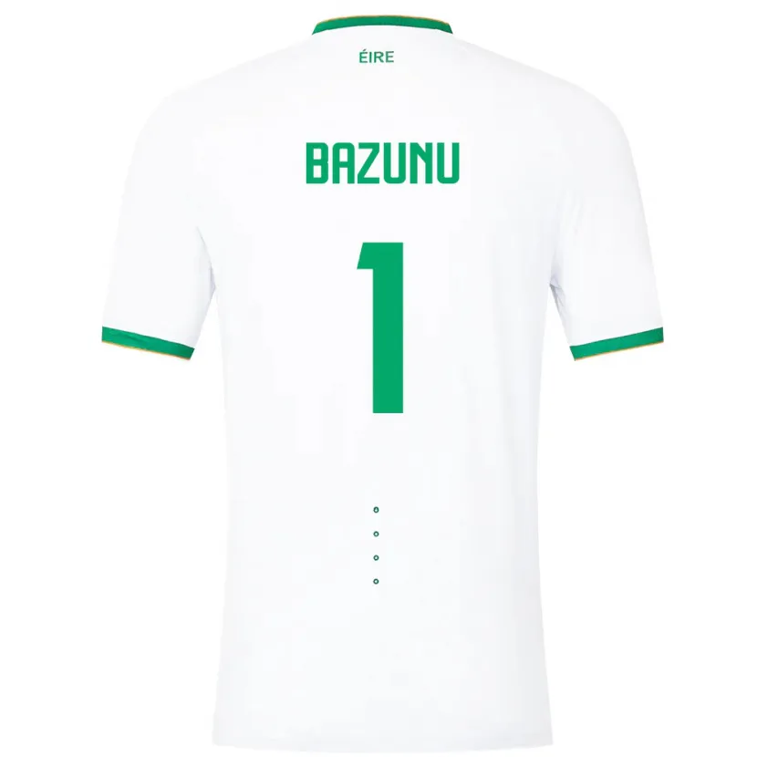 Danxen Kid Ireland Gavin Bazunu #1 White Away Jersey 24-26 T-Shirt