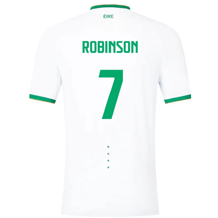 Danxen Kid Ireland Callum Robinson #7 White Away Jersey 24-26 T-Shirt