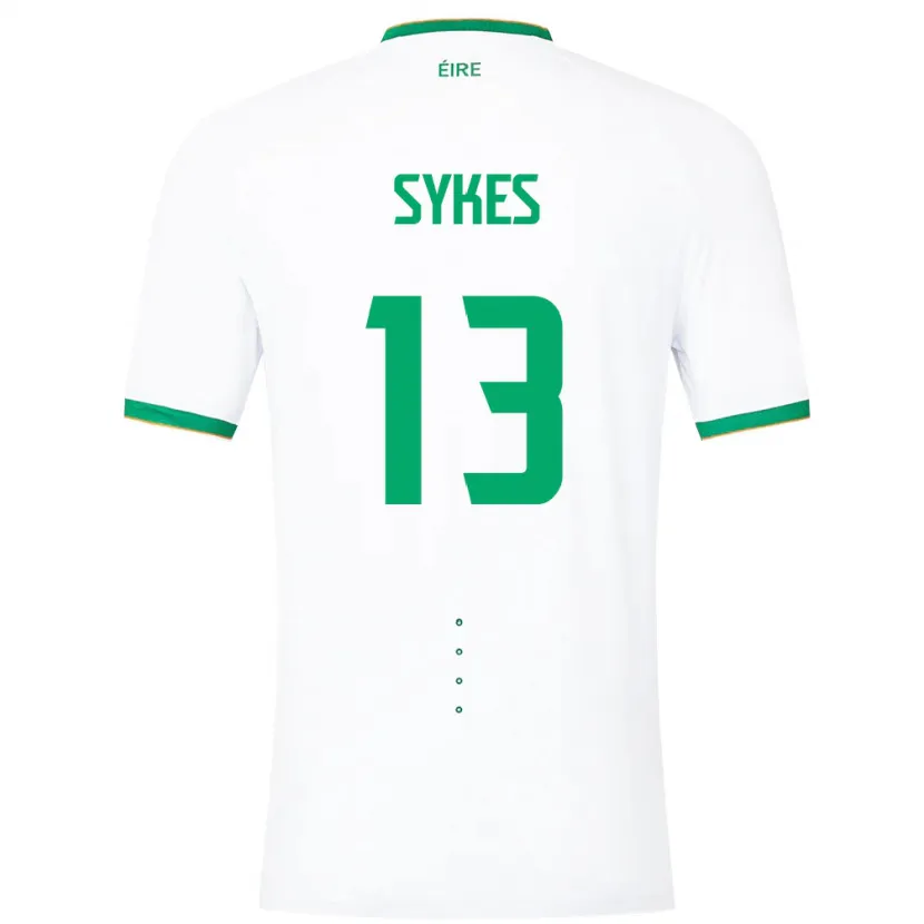 Danxen Kid Ireland Mark Sykes #13 White Away Jersey 24-26 T-Shirt