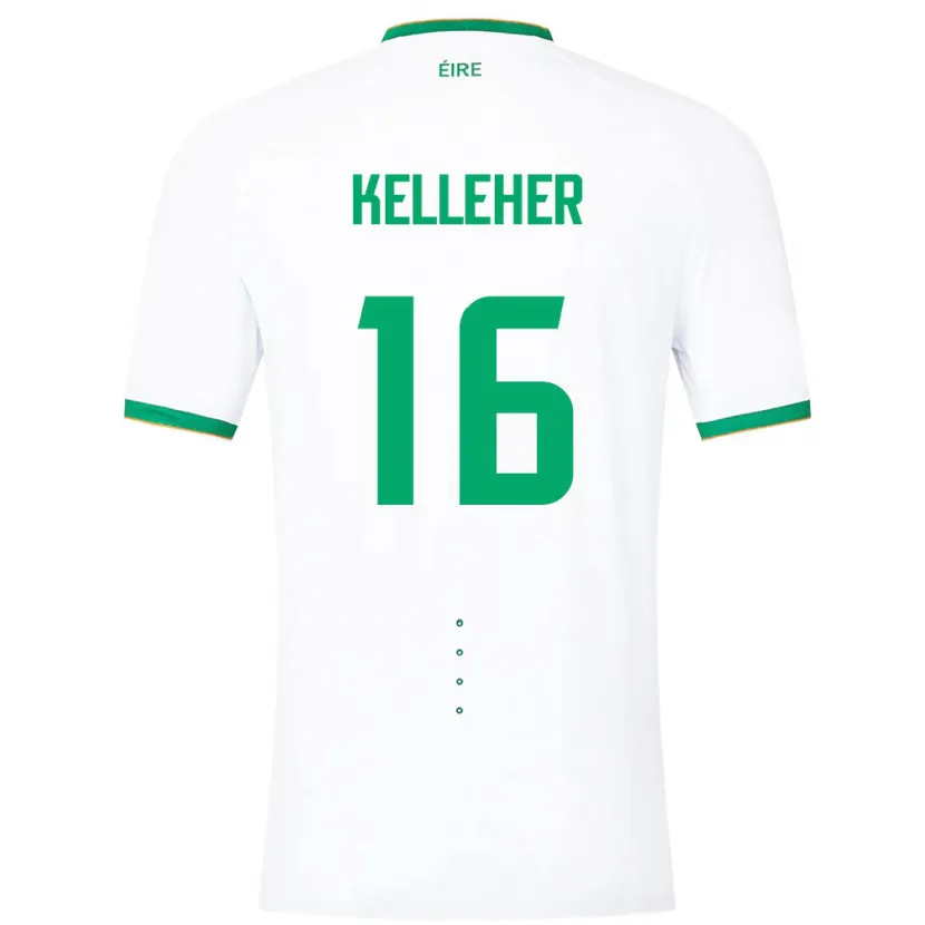 Danxen Kid Ireland Caoimhín Kelleher #16 White Away Jersey 24-26 T-Shirt