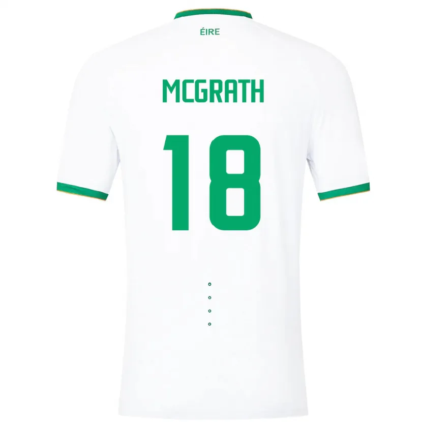 Danxen Kid Ireland Jamie Mcgrath #18 White Away Jersey 24-26 T-Shirt