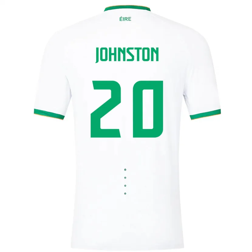 Danxen Kid Ireland Mikey Johnston #20 White Away Jersey 24-26 T-Shirt