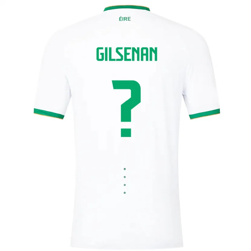 Danxen Kid Ireland Zak Gilsenan #0 White Away Jersey 24-26 T-Shirt